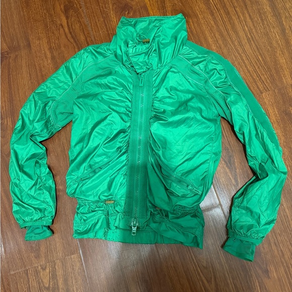 Adidas by Stella McCartney Jackets & Blazers - Adidas by Stella McCartney Green Lightweight Track Jacket
